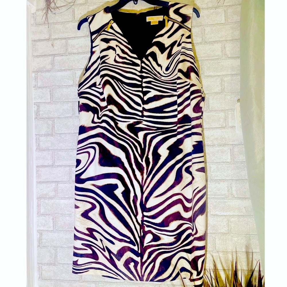 Michael Kors Zebra Print Woman’s Dress size 2X